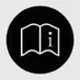 Instructional manual reference symbol for safe handling of automotive electrical components