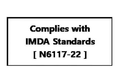 Kia EV2 front radar radio frequency compliance certification document for Singapore