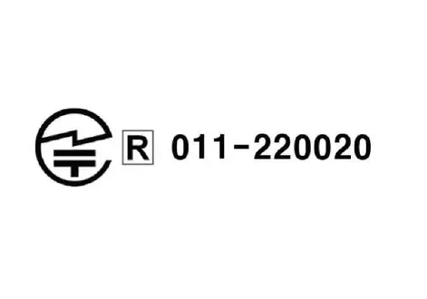 Kia EV2 front radar radio frequency compliance certification document for Japan