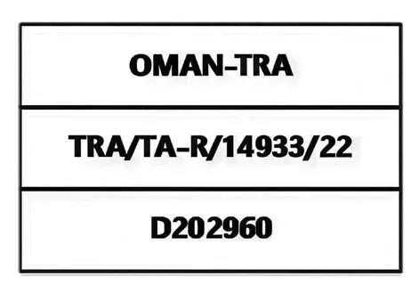 Kia EV2 front radar radio frequency compliance certification document for Oman