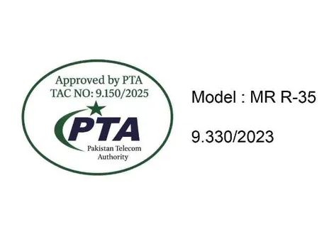 Kia EV2 front radar radio frequency compliance certification document for Pakistan