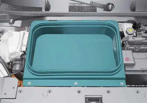 Kia EV2 front trunk storage compartment under the bonnet