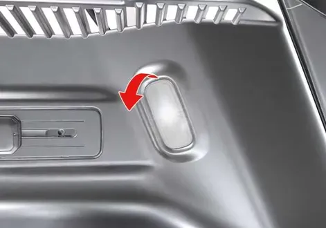 Infotainment and cluster diagram illustrating junction turning collision warning for the Kia EV2