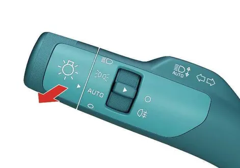 Kia EV2 high beam indicator light display Type A