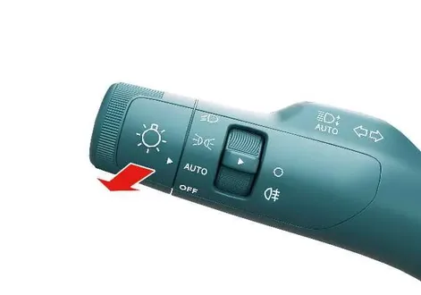 Kia EV2 high beam indicator light display Type B