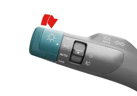 Kia EV2 position lamp setting overview Type B
