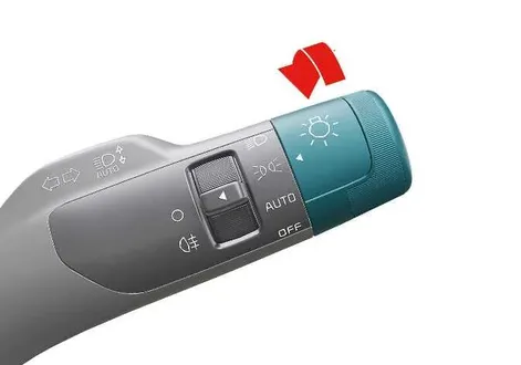 Kia EV2 low beam setting overview Type C