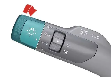 Kia EV2 auto light setting overview Type A