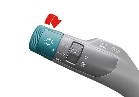 Kia EV2 auto light setting overview Type B
