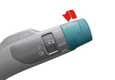 Kia EV2 low beam headlight switch configuration Type B