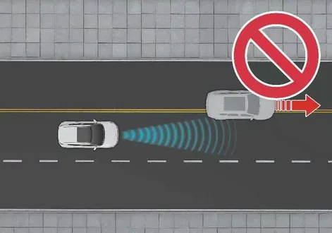 Kia EV2 direct oncoming function behavior when vehicles travel in parallel direction
