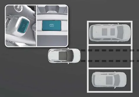 Interior cabin view of Kia EV2 dashboard showing active ignition status