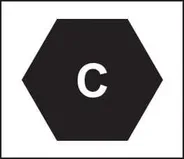 Identifier symbol graphic for AC Type 2 charging compliance on the Kia EV2