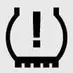 TPMS malfunction warning indicator symbol on the Kia EV2 instrument panel