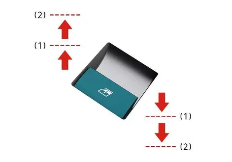 Kia EV2 auto up and down power window switch mechanism