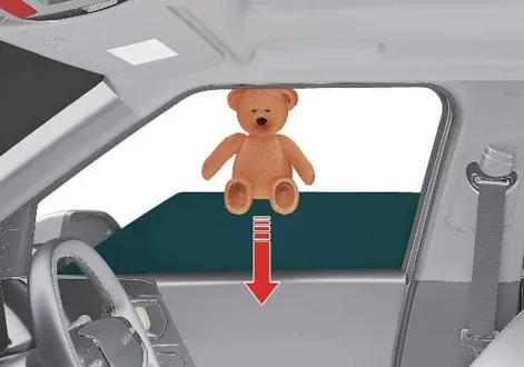 Kia EV2 automatic window reversal anti-pinch safety sensor feature