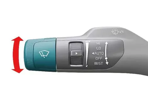 Kia EV2 rear window cleaning control interface Type C