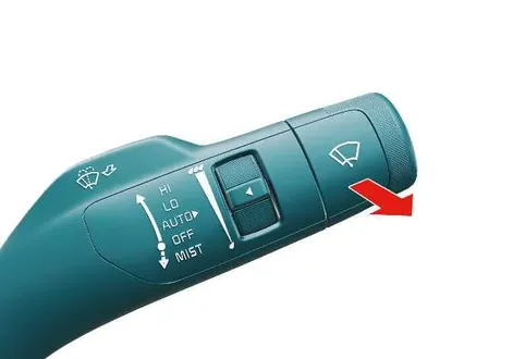 Kia EV2 alternative steering switch configuration Type B for washer fluid delivery