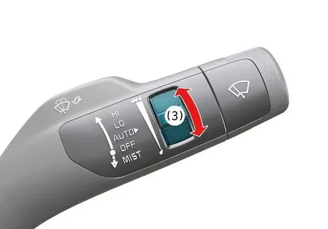 Kia EV2 rear wiper stalk switch Type B